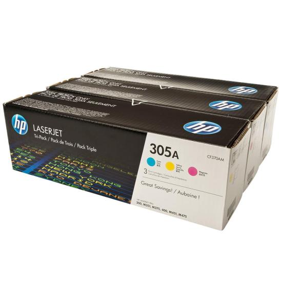 Hp 305A Mavi Kırmızı Sarı 3lü Takım Toner CF370AM