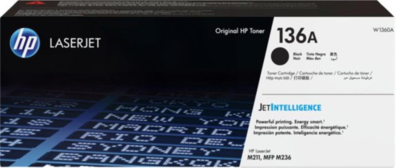 Hp W1360A 136A Black Siyah 1.150 Sayfa Toner