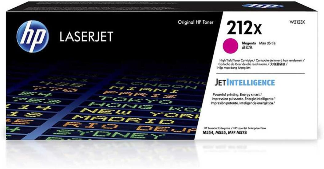 HP 212X Magenta Kırmızı Toner W2123X