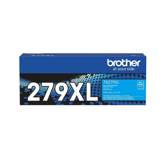 Brother TN-279XLC Cyan Mavi Toner 2.300 Sayfa