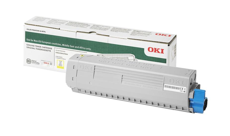 Oki 47095701 C824-834 5000 Sayfa Yellow Sarı Toner