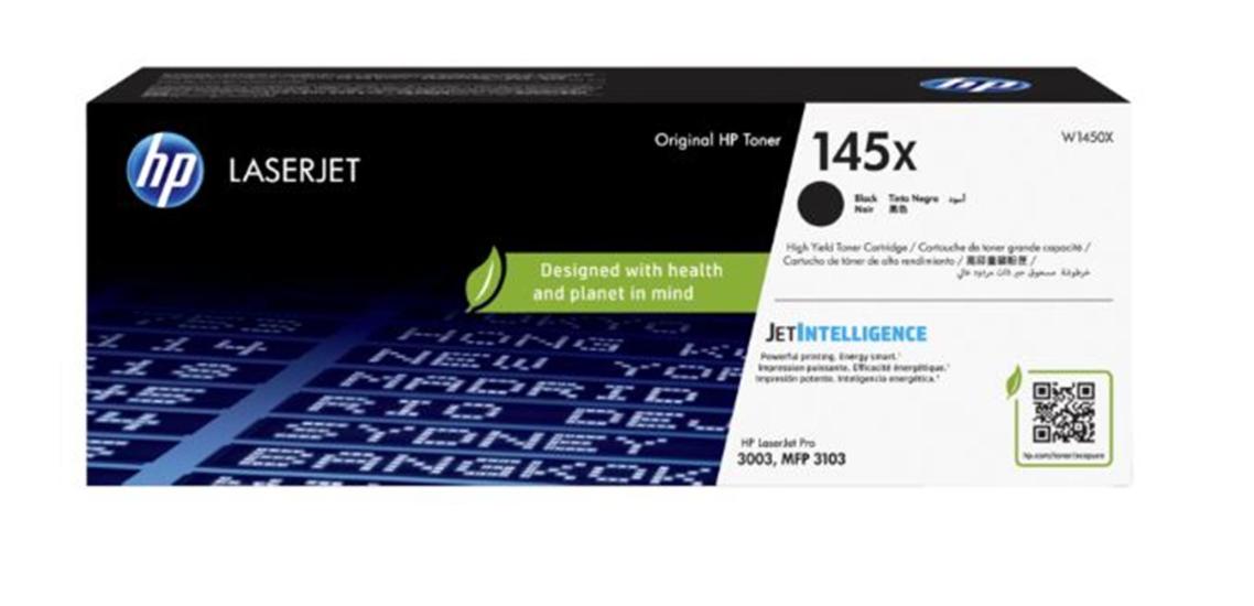 Hp W1450X 145X Black Siyah 3.800 Sayfa Toner