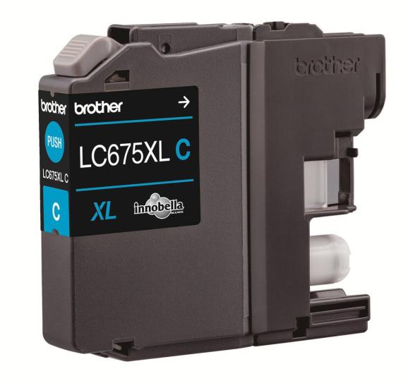 Brother LC675XLC Cyan Mavi 1.200 Sayfa Kartuş