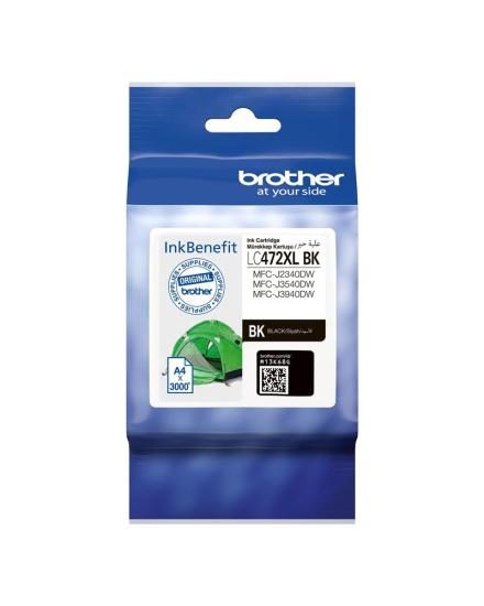 Brother LC472XLBK Black Siyah 3.000 Sayfa Kartuş