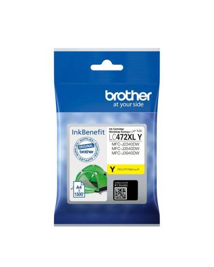 Brother LC472XLY Yellow Sarı 1.500 Sayfa Kartuş
