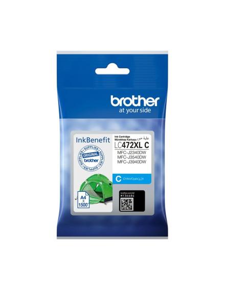Brother LC472XLC Cyan Mavi 1.500 Sayfa Kartuş