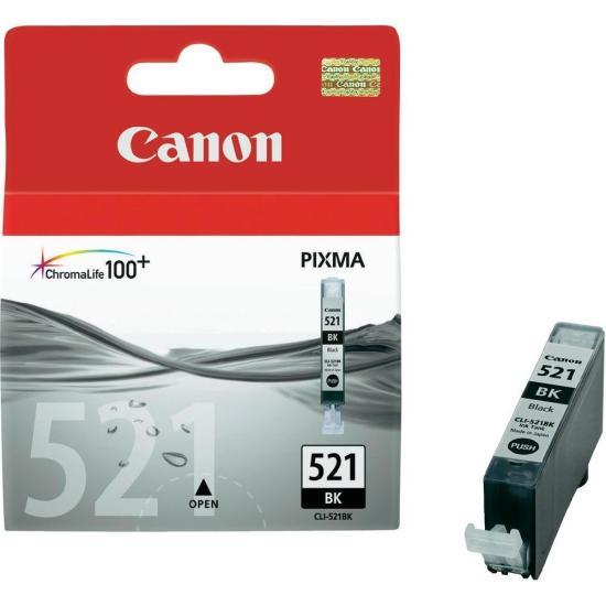 Canon CLI-521BK Black Siyah Mürekkep Kartuş