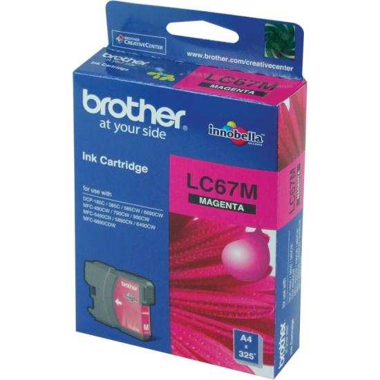 Brother LC-67M Magenta Kırmızı 325 Sayfa Kartuş