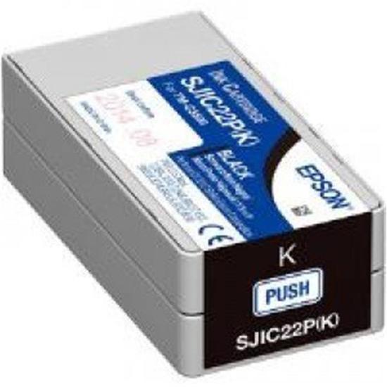 Epson TM-C3500 Siyah Mürekkep SJIC22P S020601