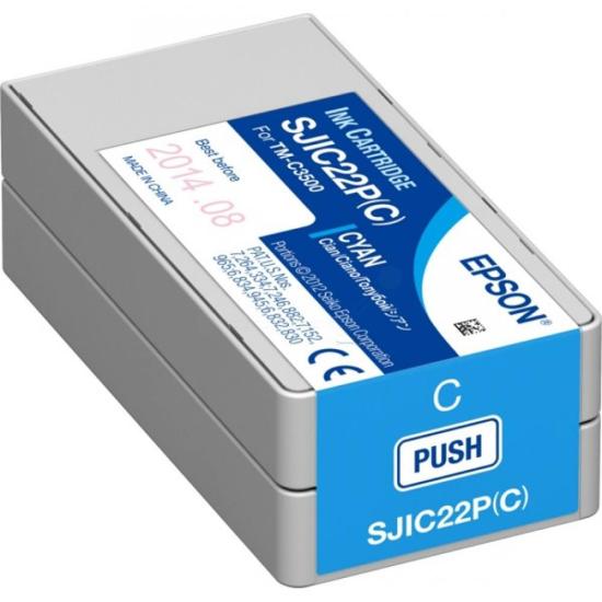 Epson TM-C3500 Mavi Mürekkep SJIC22P S020602