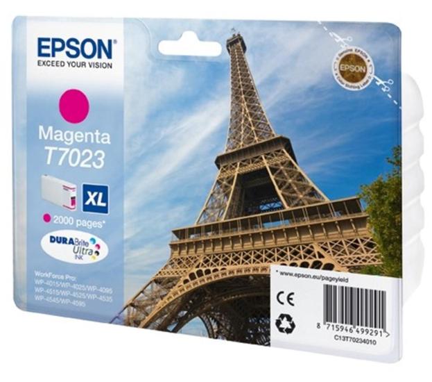 Epson T7023 Kırmızı Mürekkep Kartuş T70234010