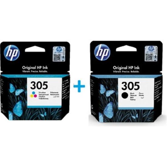 HP 3YM60AE + 3YM61AE 305 Siyah+Renkli Kartuş Seti