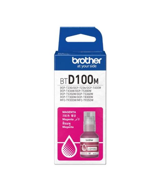 Brother BTD100M Magenta Kırmızı Şişe Mürekkep