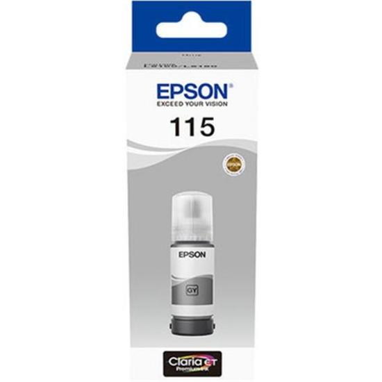 Epson 115 Grey Gri Şişe Mürekkep T07D54A