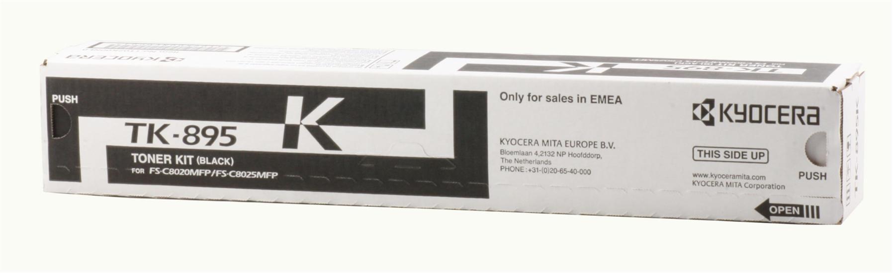 Kyocera TK-895K Siyah Orijinal Fotokopi Toneri