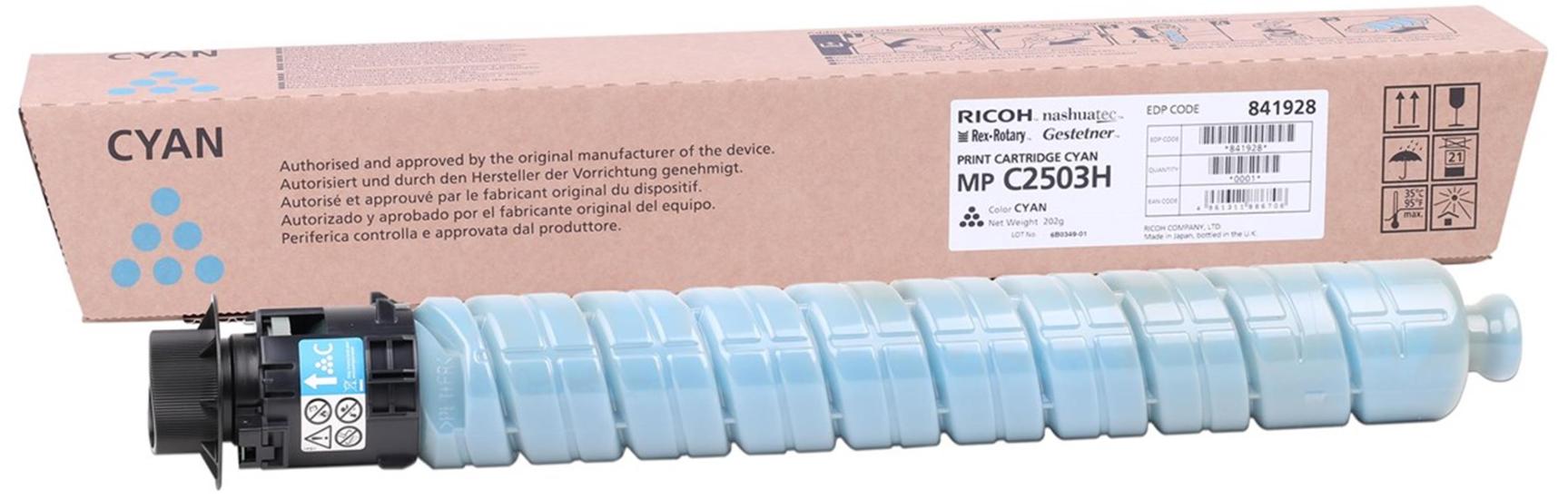 Ricoh MP C2503CH Cyan Mavi Fotokopi Toneri
