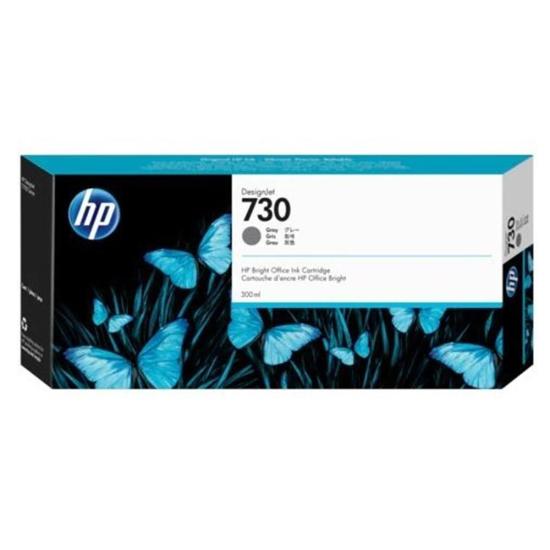 HP P2V72A 730 Gray Gri 300 Ml Plotter Kartuşu