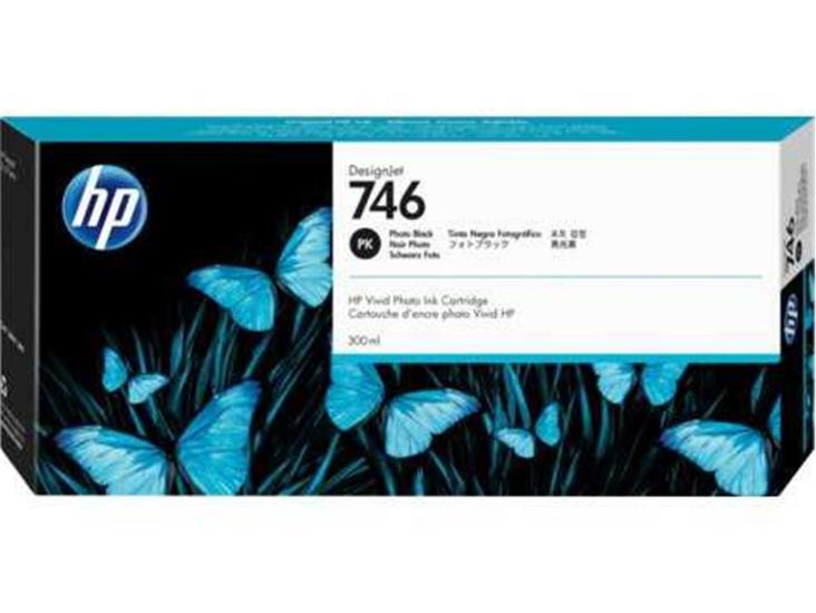 Hp P2V82A 746 Black Siyah 300Ml Plotter Kartuşu