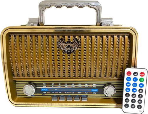 Everton Rt-859 Bluetooth Fm-Usb-Tf Card- Kumandalı Nostaljik Radyo