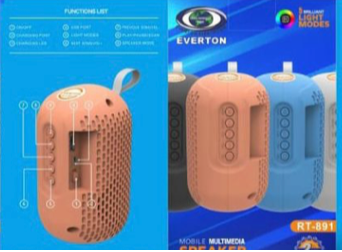 Everton Rt-891  Bluetooth Fm-Usb-Tf-Aux Ses Bombası