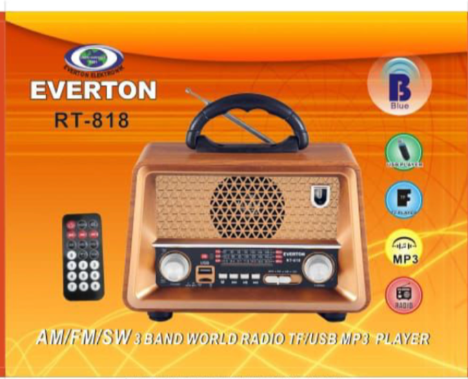Everton RT-818  Bluetooth-USB-SD-FM  Radyo