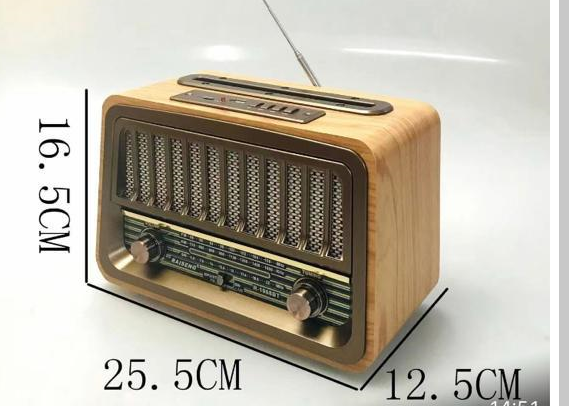 Everton Rt-833 radyo kumandalı nostaljik radyo