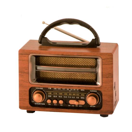 Everton Rt-721 Usb Şarjlı Nostaljik Radyo
