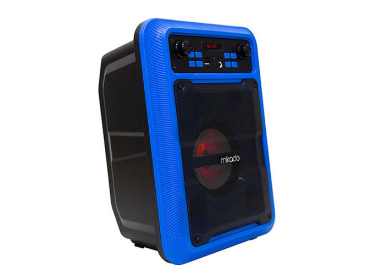 Mikado MD-V9BT 9W 1200mAh Mavi BT+USB+AUX+TF+TWS+EQ+ECHO Taşınabilir Speaker