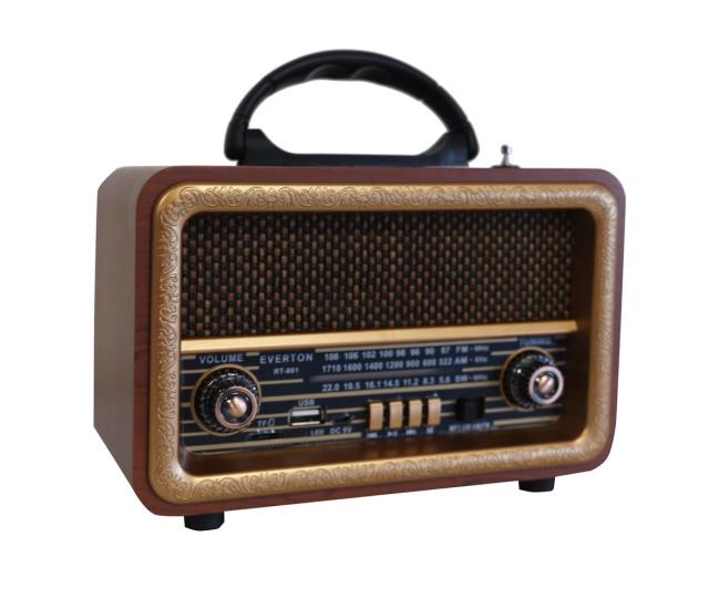 Everton Rt-861 Bluetooth Fm Şarjlı Nostaljik Radyo