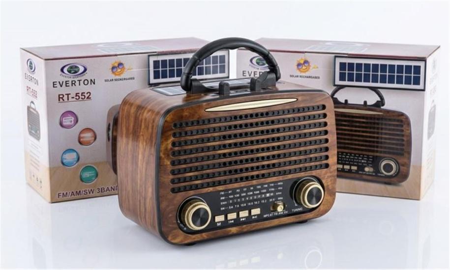 Everton Rt-552 Bluetooth Şarjlı Nostaljik Radyo