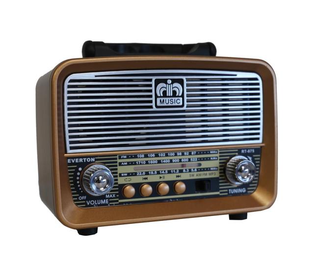 Everton Rt-875 Bluetooth Şarjlı Nostaljik Radyo