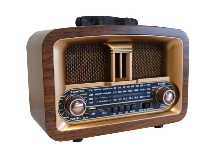 Everton Rt-876 Bluetooth Şarjlı Nostaljik Radyo