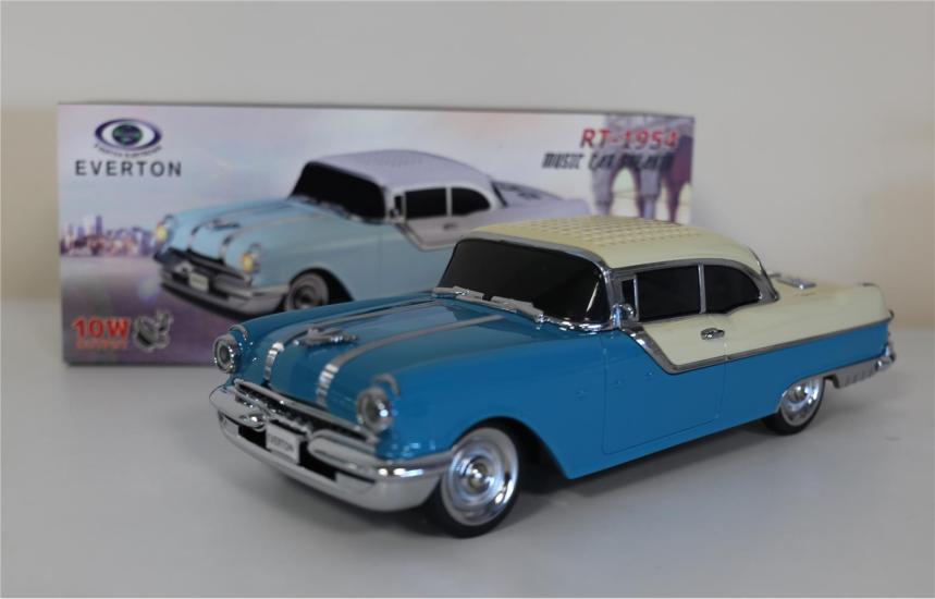 EVERTON RT-1954 Mavi Arabalı BT Nostaljik Radyo