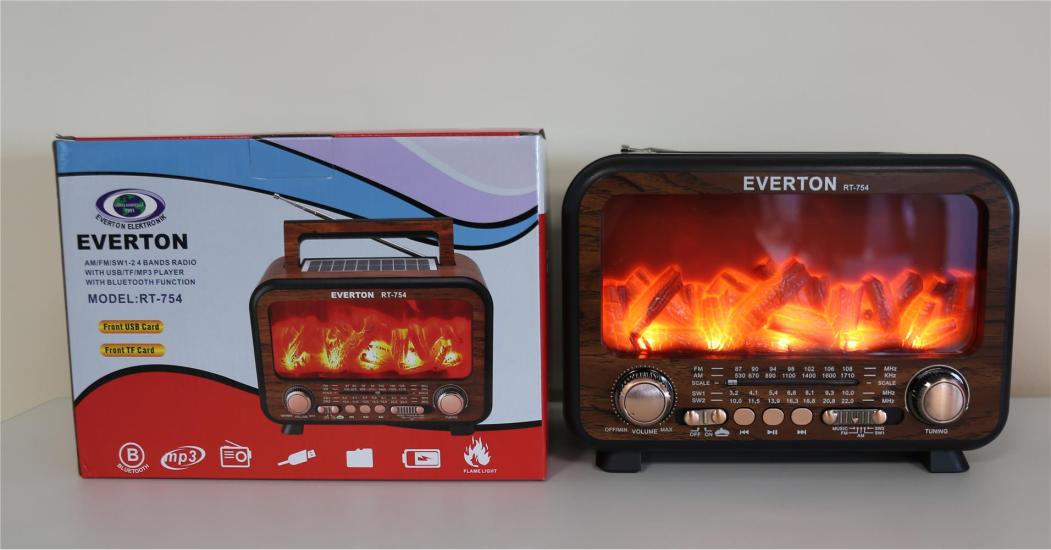Everton Rt-754  Bluetooth Şarjlı Nostaljik Radyo