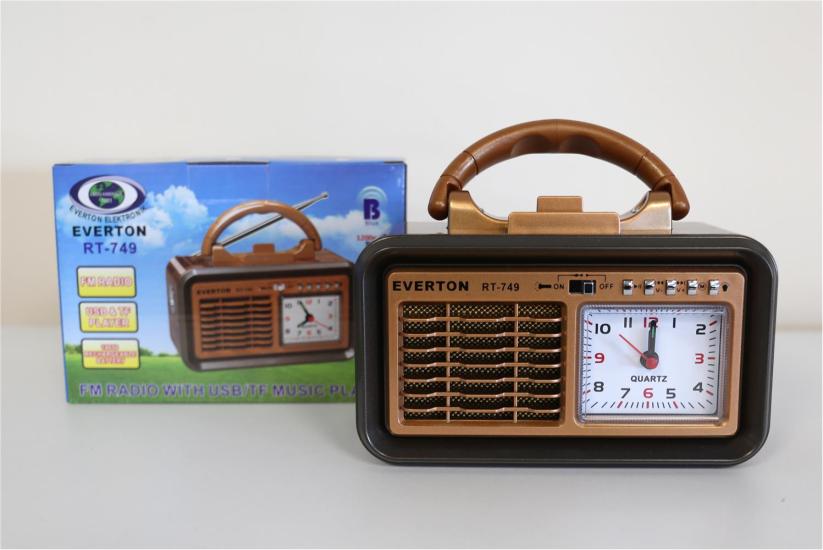 Everton Rt-749 Bluetooth Şarjlı Nostaljik Radyo