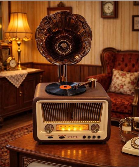 Everton Rt-608 Bluetooth Şarjlı Nostaljik Radyo
