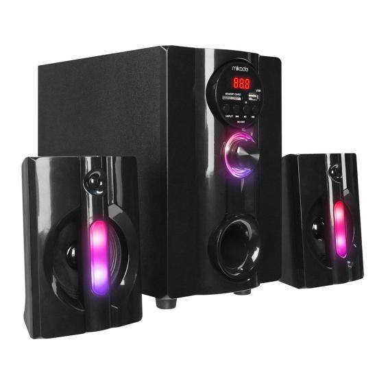 https://www.nedratek.com/Mikado MD-95BT 2+1 20W Siyah Multimedya Fm-Bt-Sd-Usb Speaker Hoparlör Kumandalı
