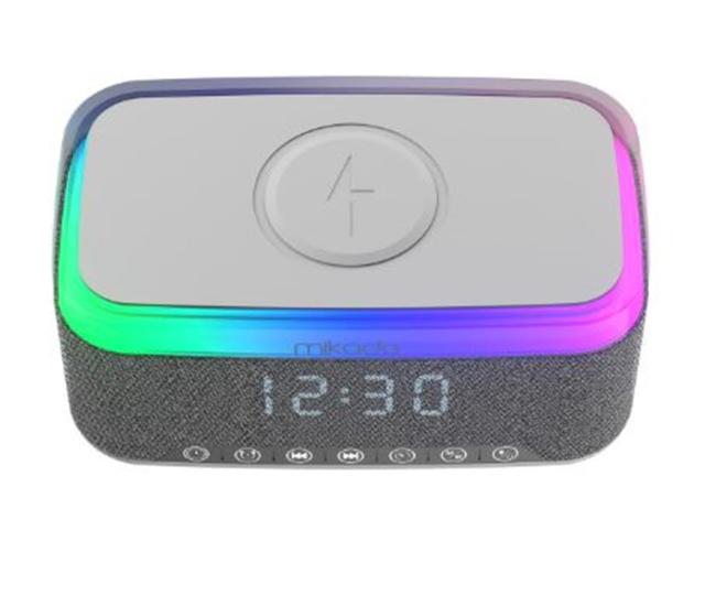 Mikado MD-W8 1200mAh 10W Alarmlı Saat Speaker