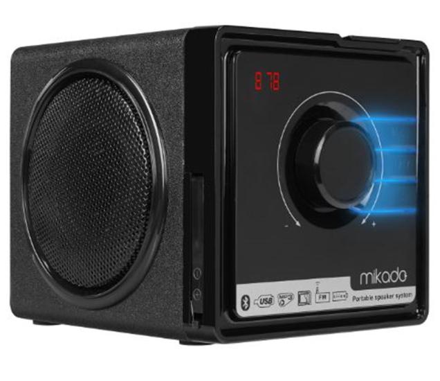 Mikado BT-236 3W+3W Müzik Kutusu Aux Grişli Şarjlı