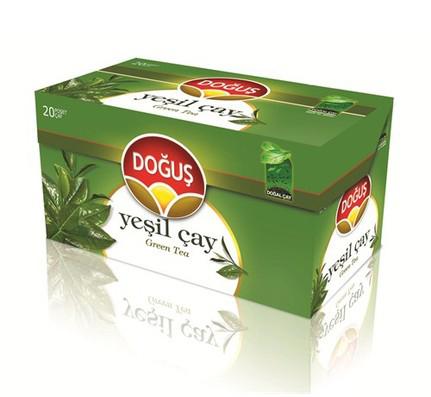 Doğuş Yeşil Çay Sade Süzen Poşet Çay 20x1.75 gr