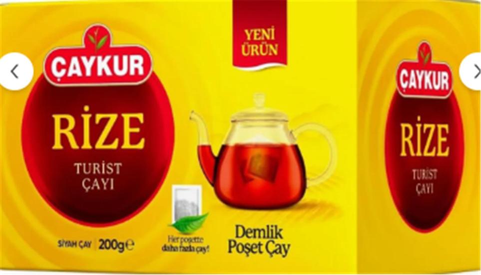 Çaykur Rize Turist Demlik Poşet Çay 200gr