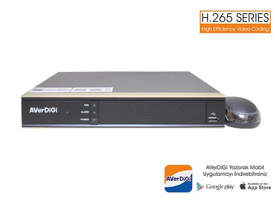 AVERRD-7016NVR 16 Kanal 5MP H265 Nvr 1X10Tb Hdd 4K Hdmı&Vga(Adaptörsüz)