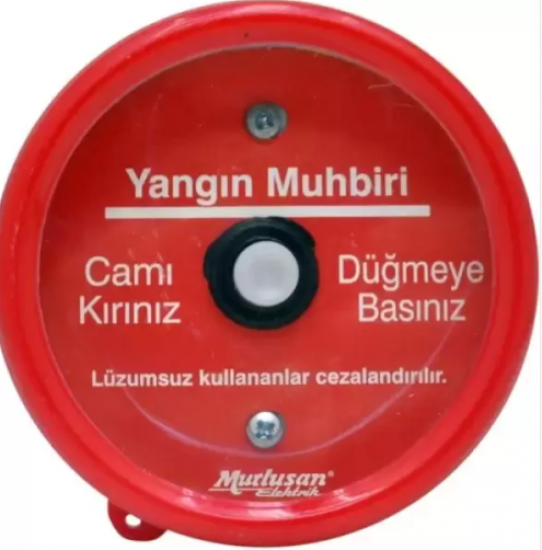 Cebi Yangın Muhbir Camlı 2li