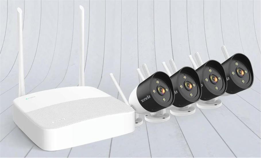 Tenda K4W-3TC NVR Kayıt Cİhazı +  Ip Bullet Kamera