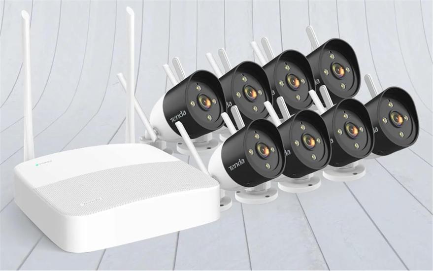 Tenda K8W-3TC 8 Kanal NVR Wifi Bullet Kamera Set