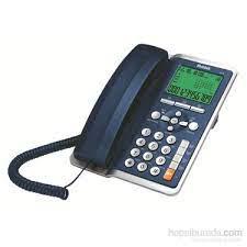 Multitek MC 130 Lacivert Ekranlı Arayan Numara Gösteren Masa Üstü Telefon