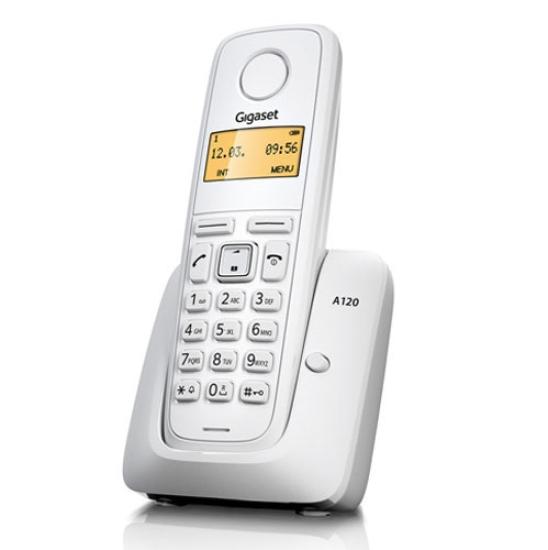 Gigaset A120 Beyaz Telsiz Dect Telefon Işıklı Ekran