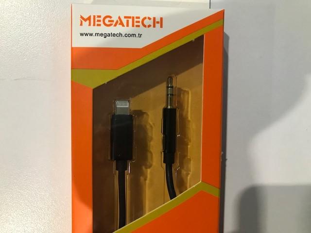 Megatech Jh-023 Ligtning to 3.5 Aux Audio Kablo