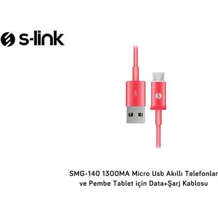 https://www.nedratek.com/S-link SMG-140 1.3a Micro Usb Pembe Data+Şarj Kablosu