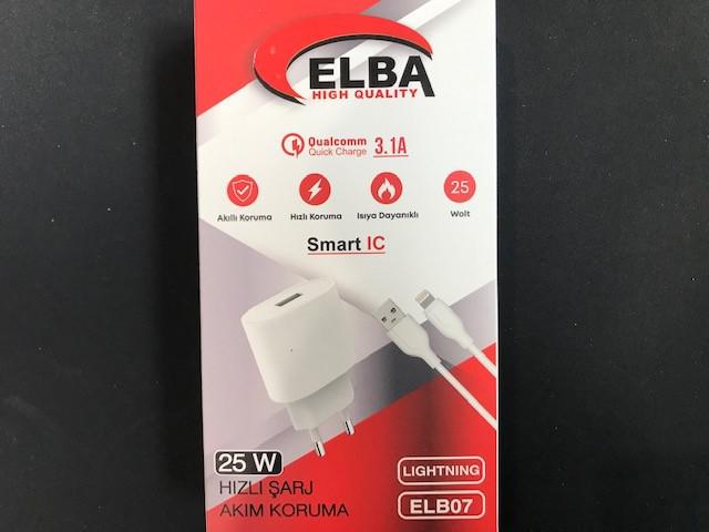 Elba ELB07-USB-25WIOS Hızlı Şarj